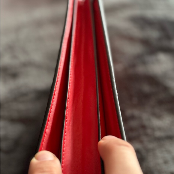 Fendi Monster Red and Black Zippered Clutch - Picture 12 of 13